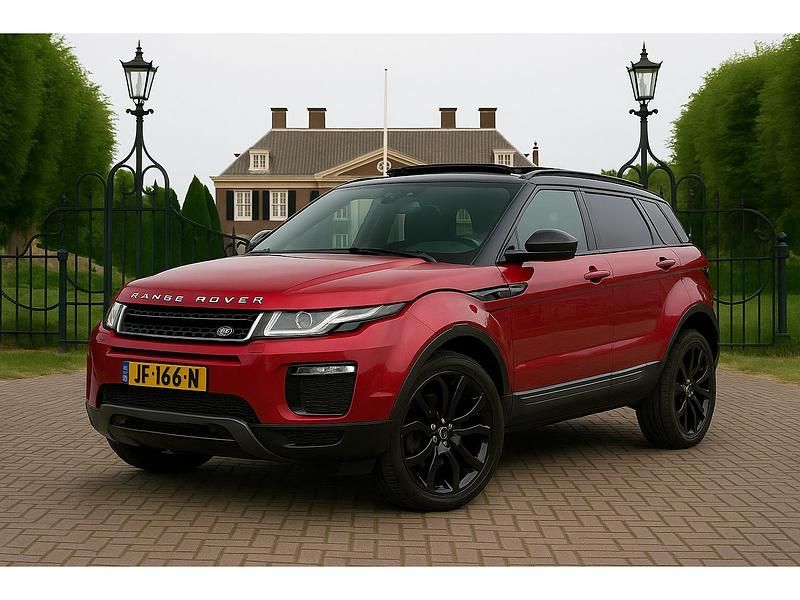 Rood Gebruikt 2016 Land Rover Range Rover evoque SE SUV | € 29.900 - Afbeelding 1/3