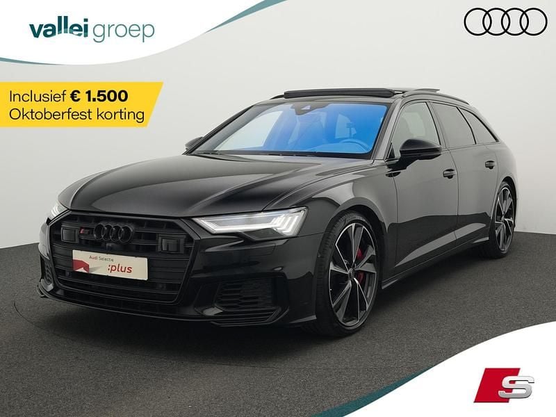 Zwart Gebruikt 2023 Audi S6 Comfort Stationwagen | € 85.400 - Afbeelding 1/4