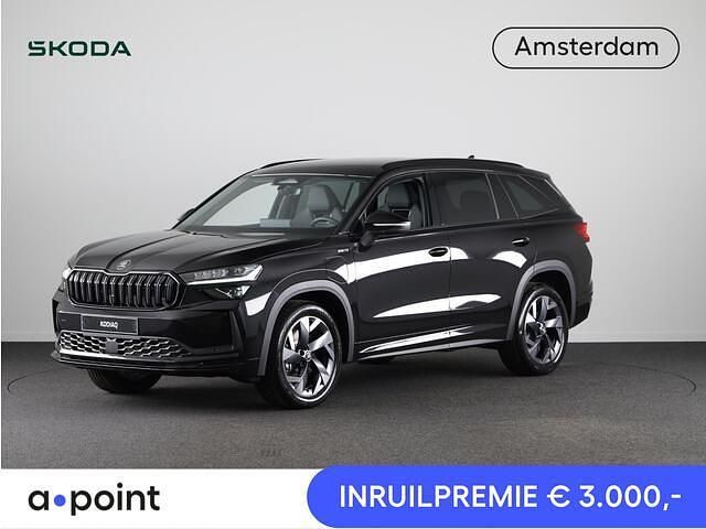 Zwart Nieuw 2025 Skoda Kodiaq Business Line SUV | € 53.949 (Eerlijke prijs) - Afbeelding 1/4