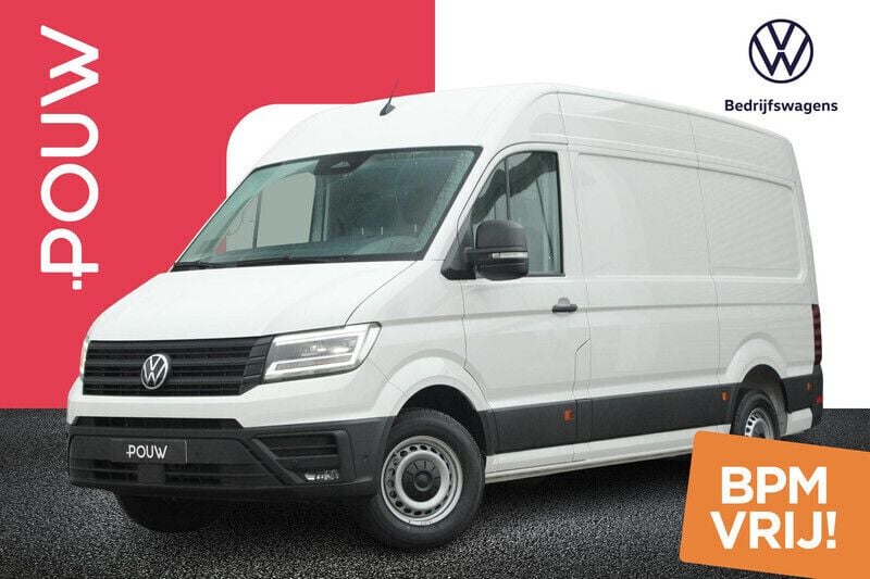 Wit Nieuw 2024 VW Crafter Exclusive Van | € 43.450 (Eerlijke prijs) - Afbeelding 1/4
