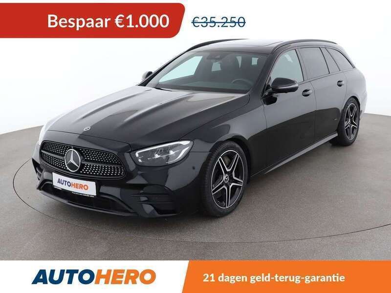 Zwart Gebruikt 2022 Mercedes E300 AMG line Stationwagen | € 33.749 (Goede deal) - Afbeelding 1/3