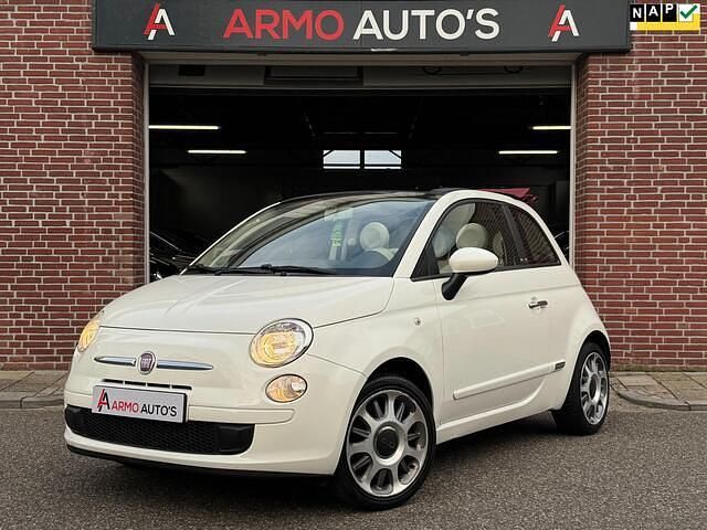 Wit Gebruikt 2010 Fiat 500C Pop Cabriolet | € 3.950 (Eerlijke prijs) - Afbeelding 1/4