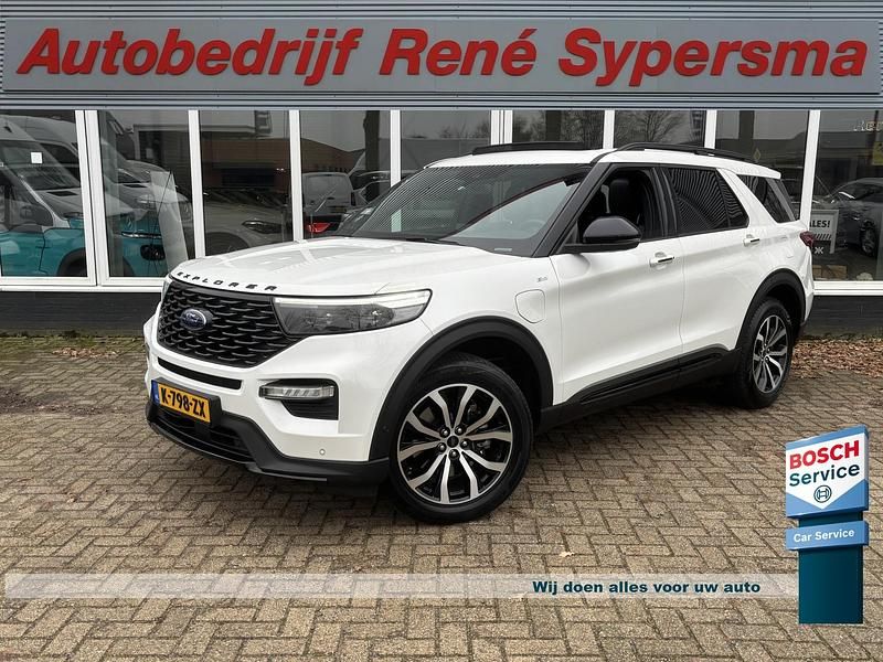 Wit (parellak) Gebruikt 2021 Ford Explorer ST-Line SUV | € 34.945 (Eerlijke prijs) - Afbeelding 1/4
