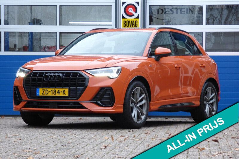 Oranje Gebruikt 2019 Audi Q3 S-Line SUV | € 26.998 - Afbeelding 1/4
