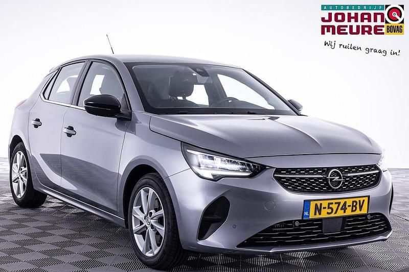 Grijs Gebruikt 2021 Opel Corsa Elegance Hatchback | € 17.990 (Eerlijke prijs) - Afbeelding 1/4