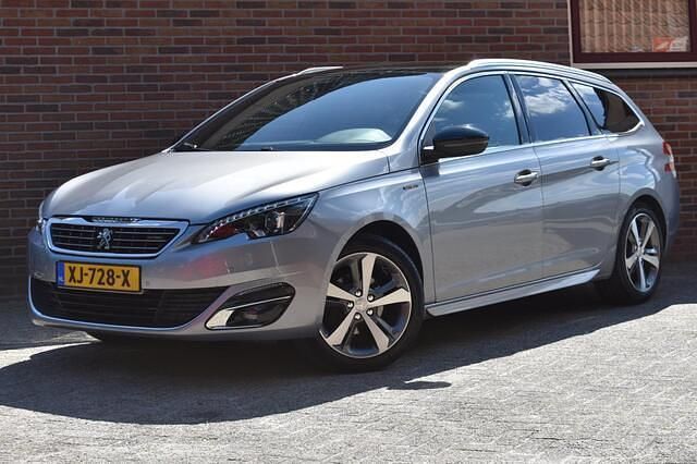 Grijs Gebruikt 2017 Peugeot 308 SW GT-line Stationwagen | € 9.949 - Afbeelding 1/4