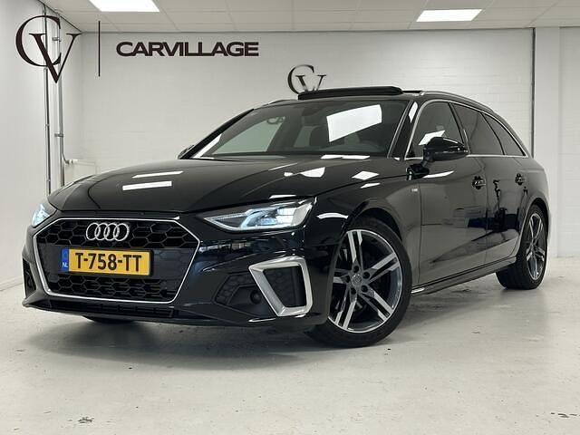 Zwart Gebruikt 2020 Audi A4 S-Line Stationwagen | € 29.945 (Iets duurder) - Afbeelding 1/4