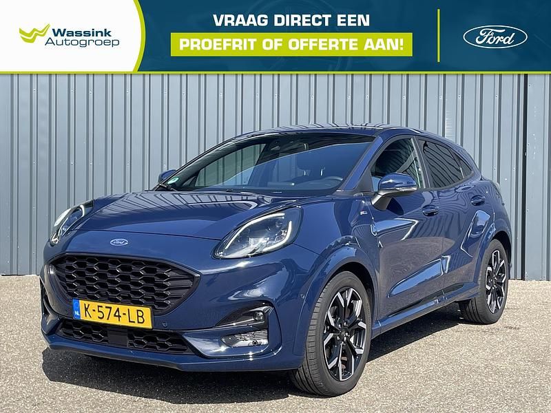 Blauw Gebruikt 2021 Ford Puma ST-Line X SUV | € 22.385 (Iets duurder) - Afbeelding 1/4