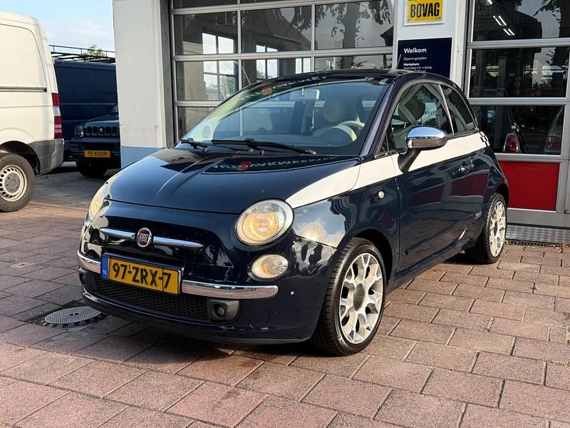 Occasion Fiat 500 Lounge 69 PK (50 kW) 2010 Blauw Hatchback