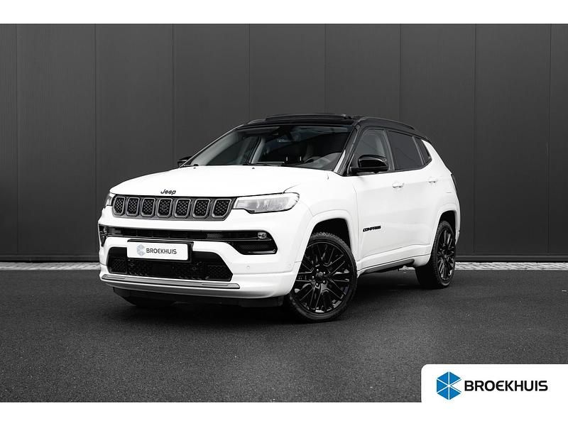 Wit Gebruikt 2022 Jeep Compass SUV | € 26.095 - Afbeelding 1/4