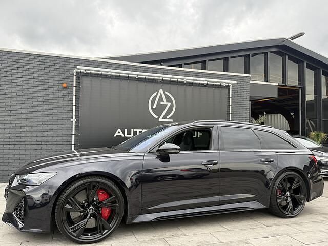 Zwart Gebruikt 2019 Audi RS6 S-Line Stationwagen | € 114.999 - Afbeelding 1/4