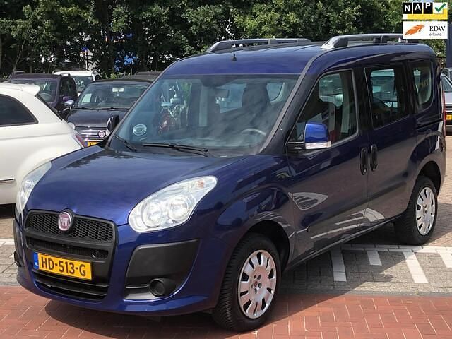Blauw Gebruikt 2010 Fiat Doblò Active MPV | € 5.850 (Eerlijke prijs) - Afbeelding 1/4