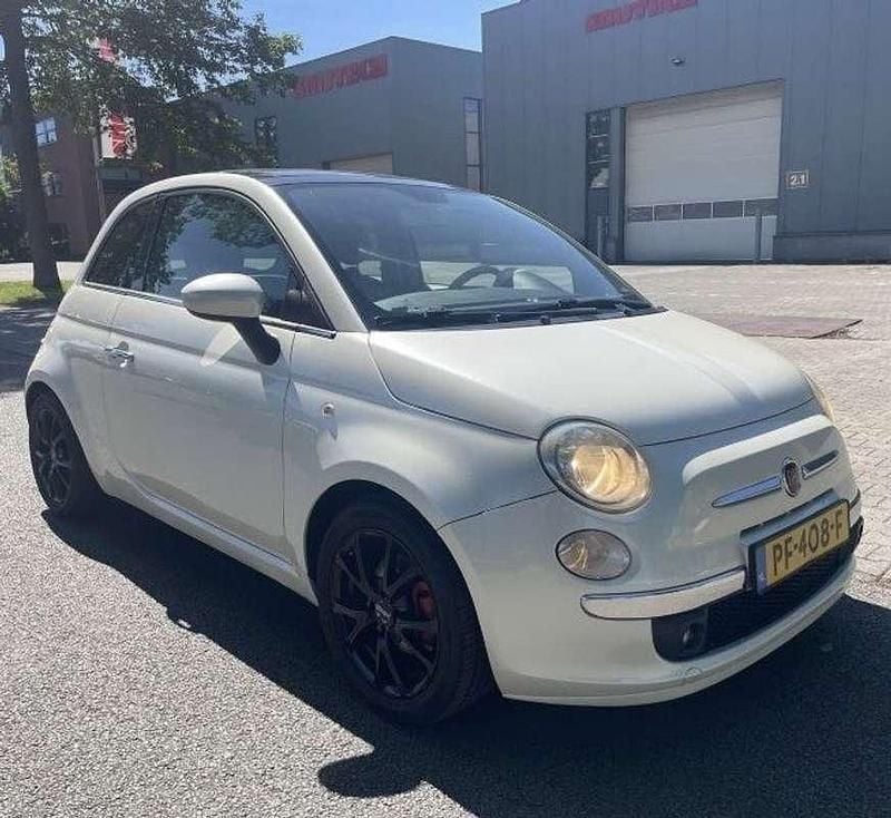 Wit Gebruikt 2008 Fiat 500 Pop Hatchback | € 4.250 (Eerlijke prijs) - Afbeelding 1/4