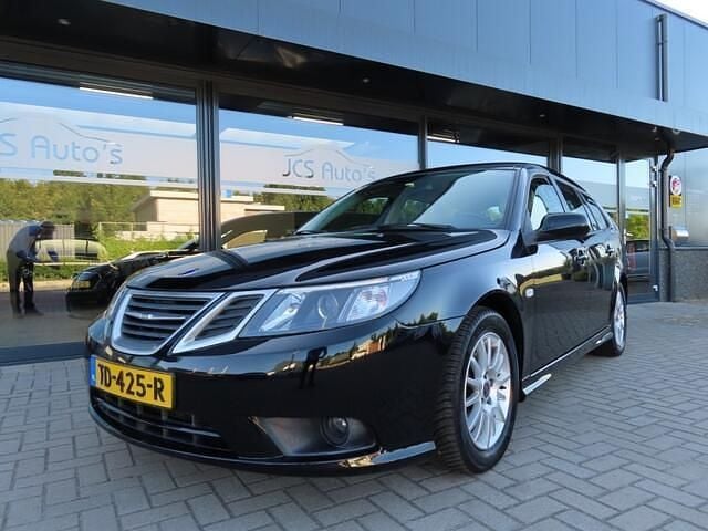 Zwart Gebruikt 2009 Saab 9-3 Linear Stationwagen | € 6.850 (Iets duurder) - Afbeelding 1/4