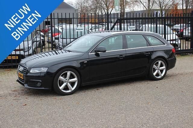 Zwart Gebruikt 2008 Audi A4 Business Stationwagen | € 4.950 (Eerlijke prijs) - Afbeelding 1/4