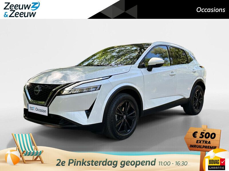 Pearl white m Gebruikt 2024 Nissan Qashqai Tekna SUV | € 33.935 (Eerlijke prijs) - Afbeelding 1/4