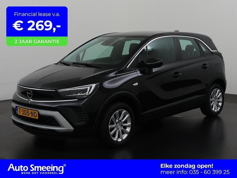 Zwart Gebruikt 2022 Opel Crossland Elegance SUV | € 19.895 (Eerlijke prijs) - Afbeelding 1/4