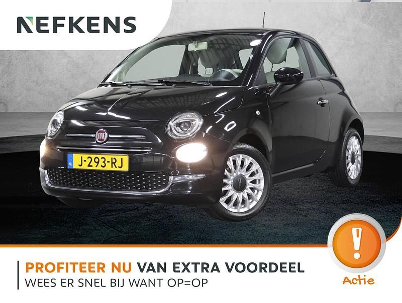 Zwart Gebruikt 2020 Fiat 500 Lounge Hatchback | € 13.425 (Eerlijke prijs) - Afbeelding 1/4