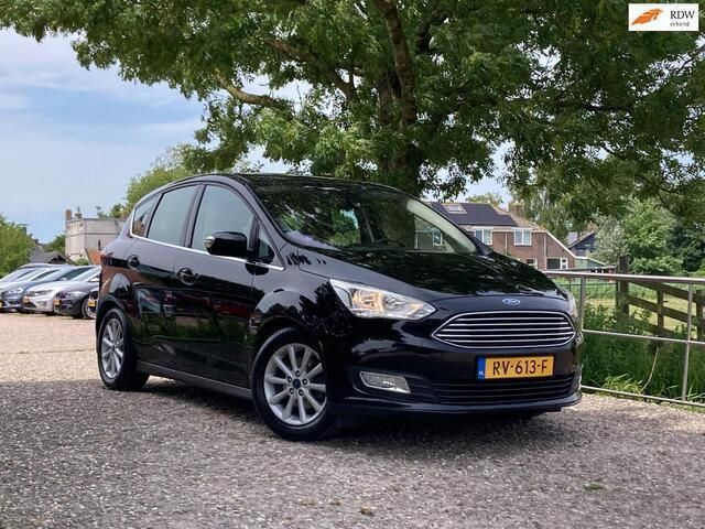 Zwart Gebruikt 2017 Ford C-MAX Titanium MPV | € 6.975 (Goede deal) - Afbeelding 1/4