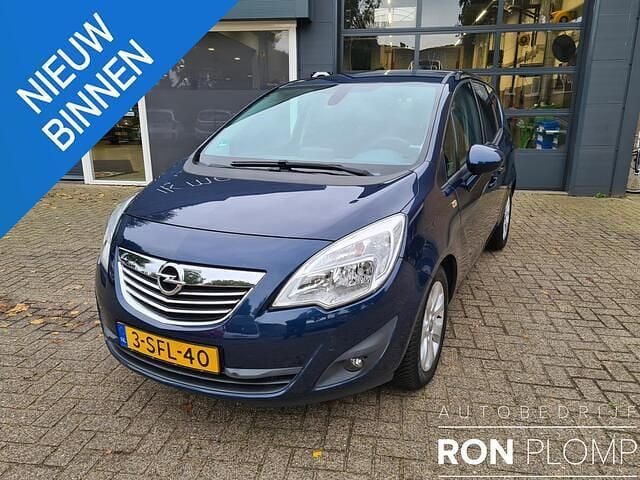 Blauw Gebruikt 2013 Opel Meriva Cosmo MPV | € 6.450 (Eerlijke prijs) - Afbeelding 1/4