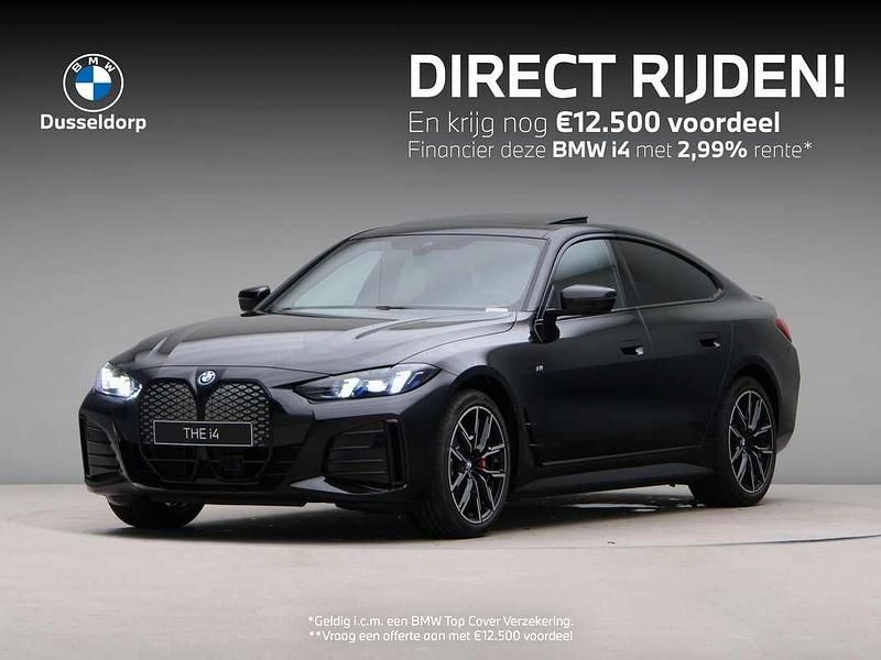 Zwart Nieuw 2025 BMW i4 M Sport Sedan | € 70.268 (Eerlijke prijs) - Afbeelding 1/4