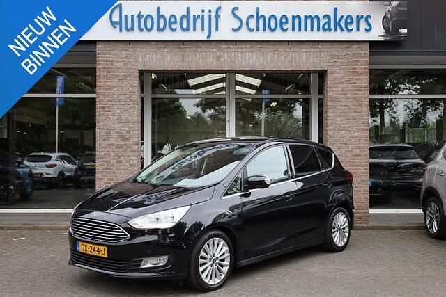 Zwart Gebruikt 2015 Ford C-MAX Titanium MPV | € 11.945 (Eerlijke prijs) - Afbeelding 1/4
