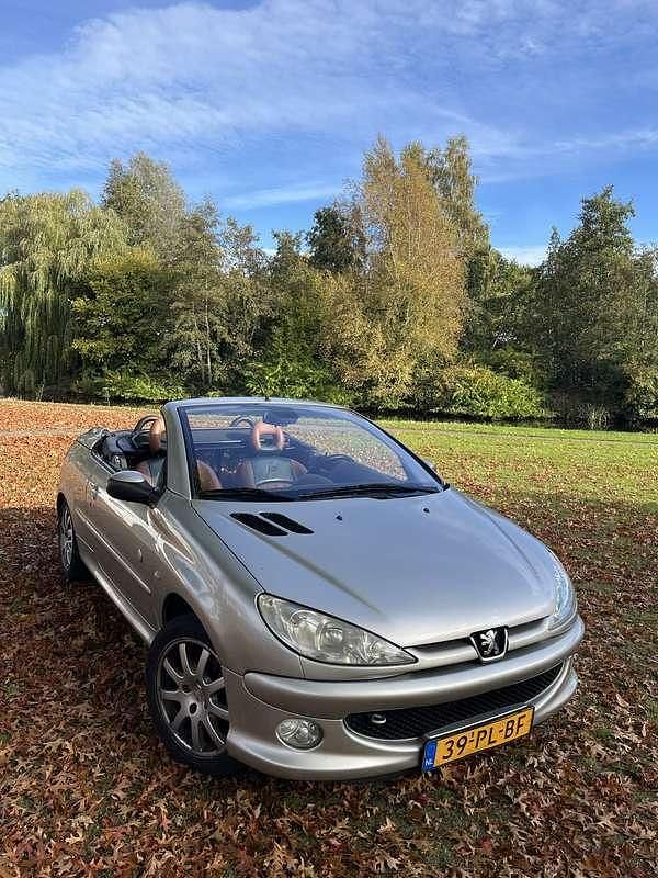Grijs Gebruikt 2004 Peugeot 206 Cabriolet | € 1.600 (Eerlijke prijs) - Afbeelding 1/4