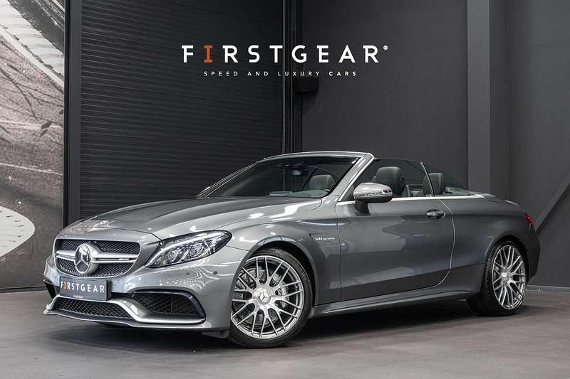 Grijs Gebruikt 2018 Mercedes C63 AMG AMG Cabriolet | € 74.900 (Eerlijke prijs) - Afbeelding 1/4