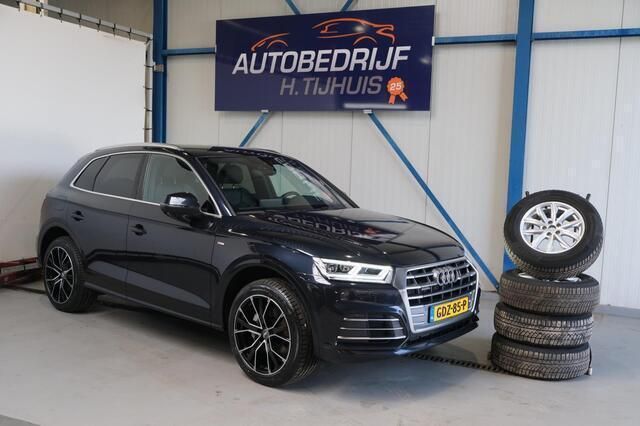 Blauw, metallic lak Gebruikt 2021 Audi Q5 S-Line SUV | € 34.950 (Super prijs) - Afbeelding 1/4
