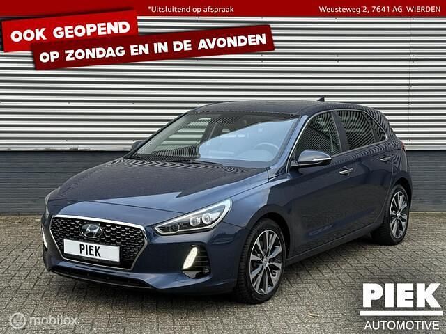 Blauw Gebruikt 2017 Hyundai i30 Premium Hatchback | € 14.999 (Eerlijke prijs) - Afbeelding 1/3