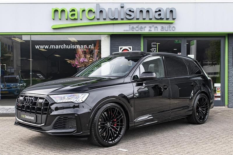 Zwart Gebruikt 2023 Audi SQ7 Advanced SUV | € 152.345 (Super prijs) - Afbeelding 1/4