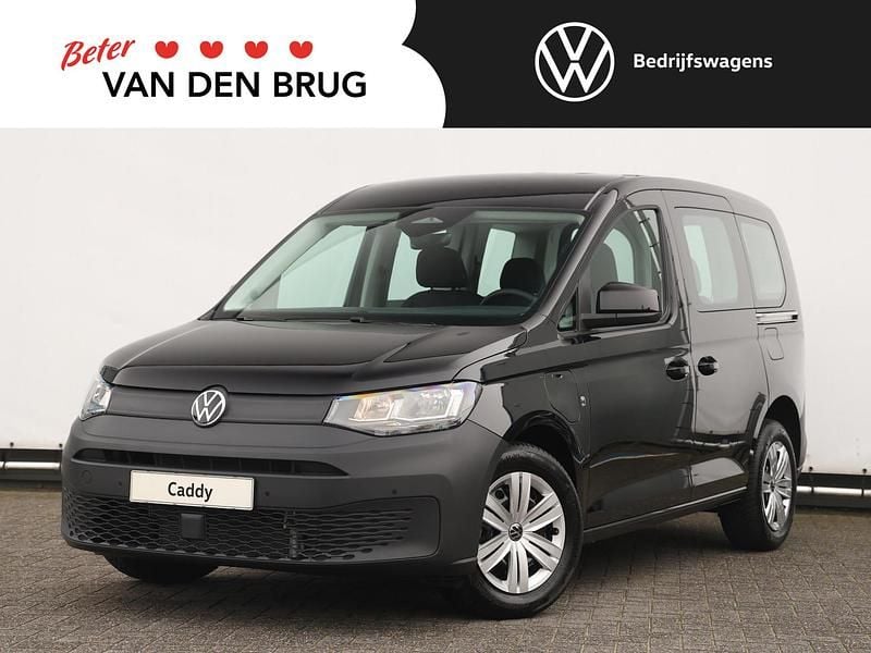 Zwart Nieuw 2025 VW Caddy MPV | € 39.995 (Super prijs) - Afbeelding 1/3