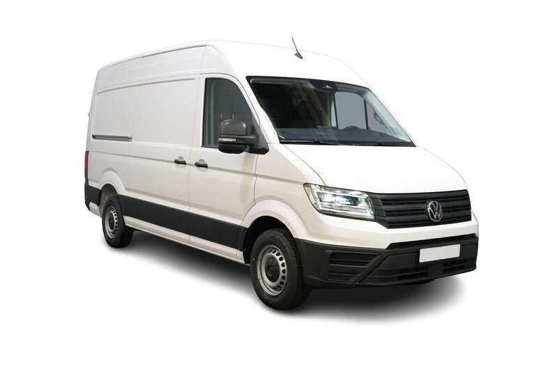 Wit Nieuw 2024 VW Crafter Van | € 40.950 - Afbeelding 1/1