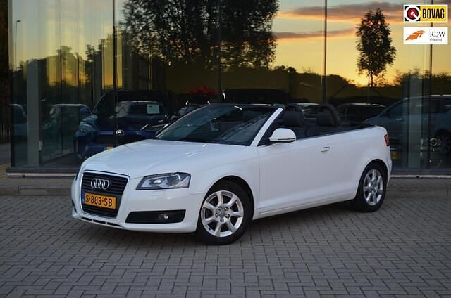 Wit Gebruikt 2008 Audi A3 Cabriolet Attraction Cabriolet | € 8.800 (Duur) - Afbeelding 1/4