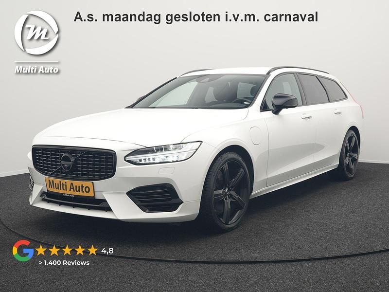 Wit Occasion 2020 Volvo V90 R-Design Stationwagen | € 31.440 (Super prijs) - Afbeelding 1/3