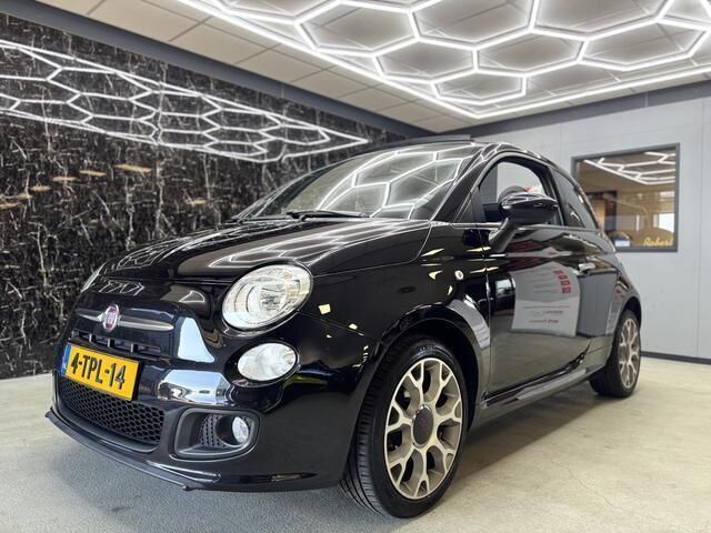 Zwart, metallic lak Gebruikt 2014 Fiat 500C Lounge Cabriolet | € 8.750 (Eerlijke prijs) - Afbeelding 1/4
