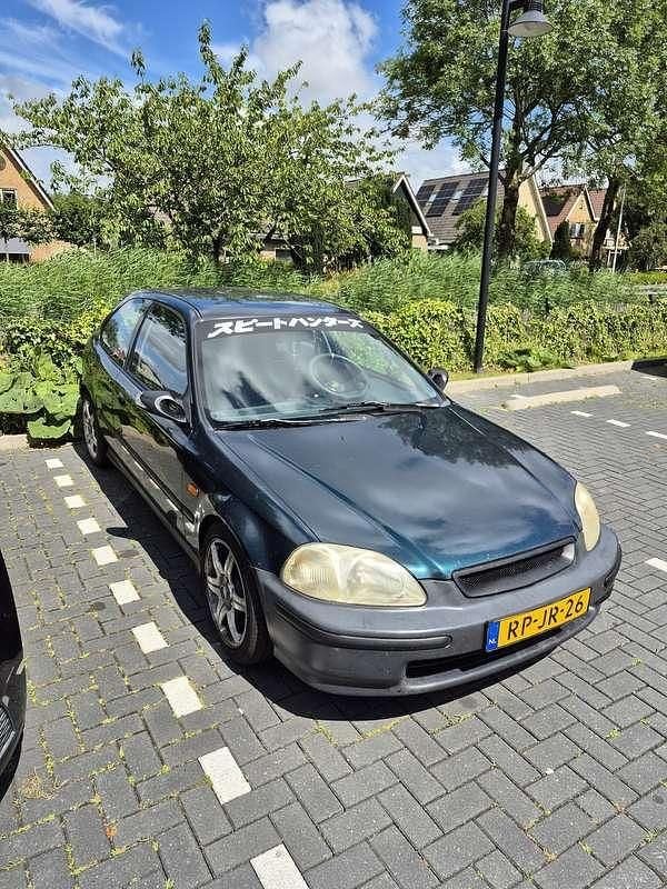 Groen Gebruikt 1997 Honda Civic S Coupé | € 1.900 - Afbeelding 1/4
