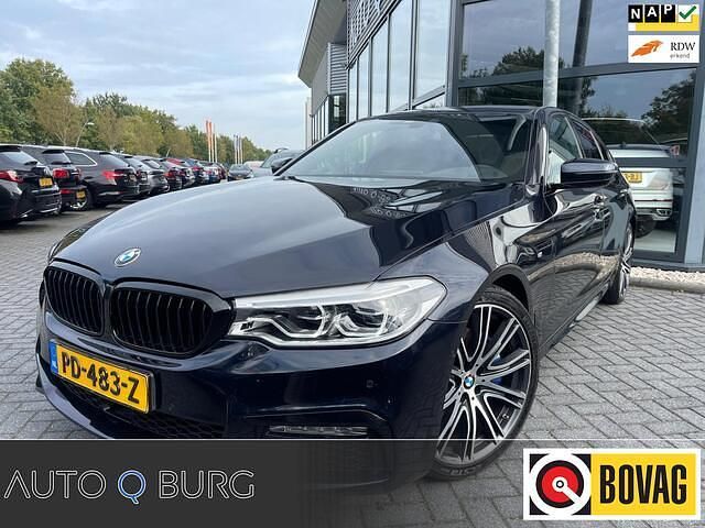 Zwart Gebruikt 2017 BMW 530 Executive Sedan | € 22.950 - Afbeelding 1/4