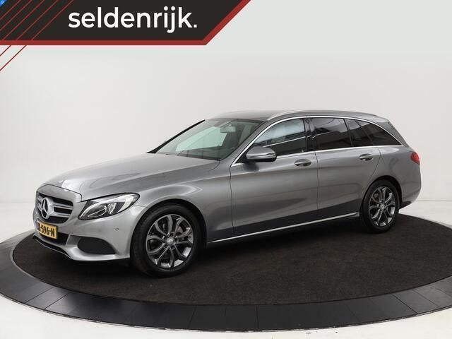 Grijs Gebruikt 2015 Mercedes C180 Avantgarde Stationwagen | € 19.900 (Eerlijke prijs) - Afbeelding 1/4