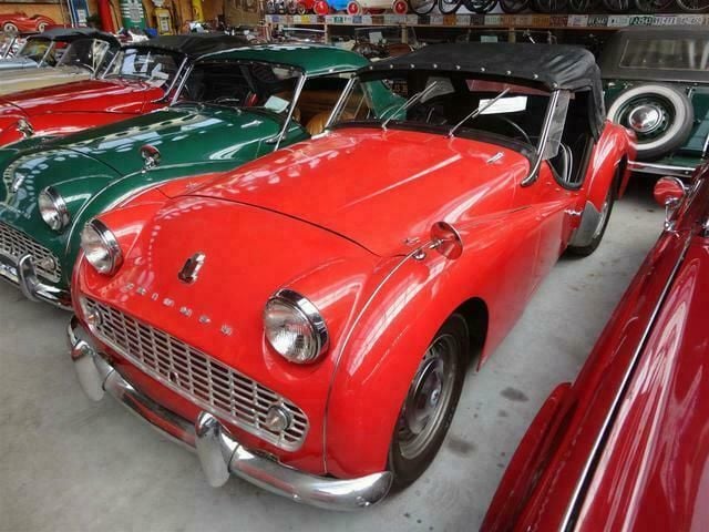Occasion Triumph TR3 1958 Rood Cabriolet