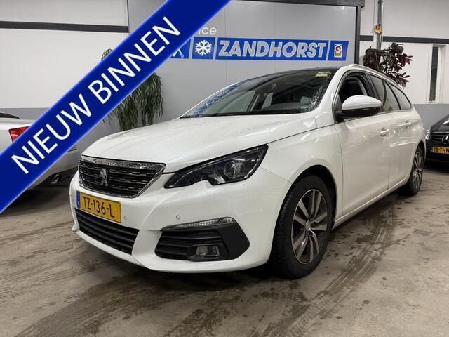 Wit Gebruikt 2018 Peugeot 308 Allure Stationwagen | € 14.995 (Duur) - Afbeelding 1/4