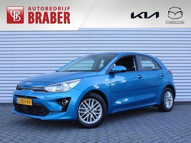 Occasion Kia Rio 101 PK (74 kW) 2021 Blauw Hatchback