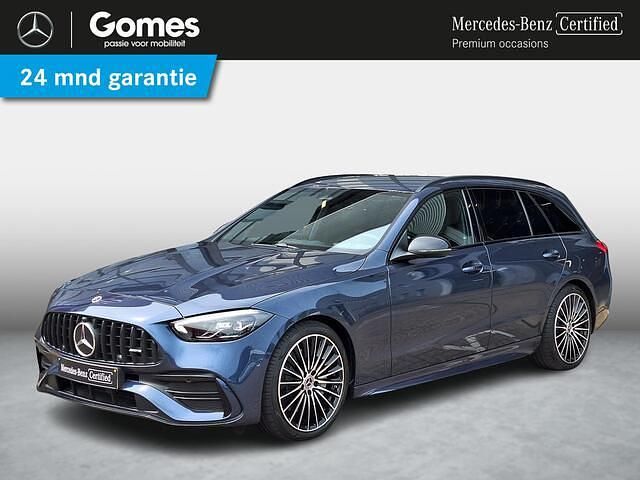 Blauw Gebruikt 2025 Mercedes C180 AMG Stationwagen | € 57.950 - Afbeelding 1/4