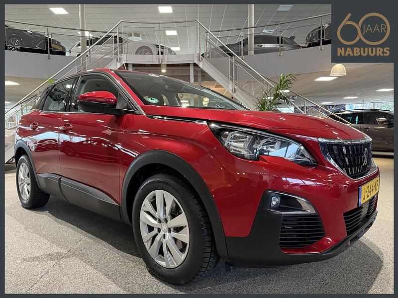 Rood Occasion 2020 Peugeot 3008 SUV | € 18.750 (Eerlijke prijs) - Afbeelding 1/4