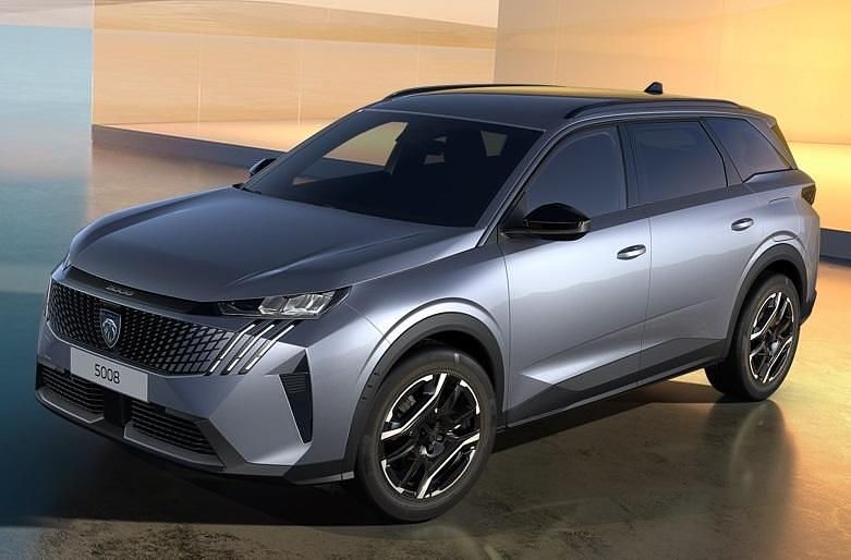 Nieuw Peugeot 5008 Allure 196 PK (144 kW) 2025 Grijs, metallic lak MPV