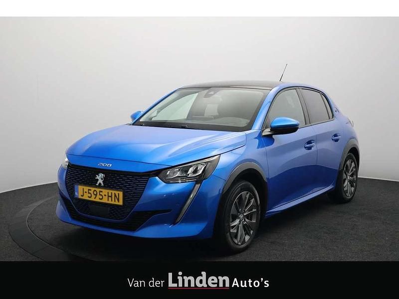 Blauw, metallic lak Gebruikt 2020 Peugeot e-208 Allure Hatchback | € 14.950 (Goede deal) - Afbeelding 1/4