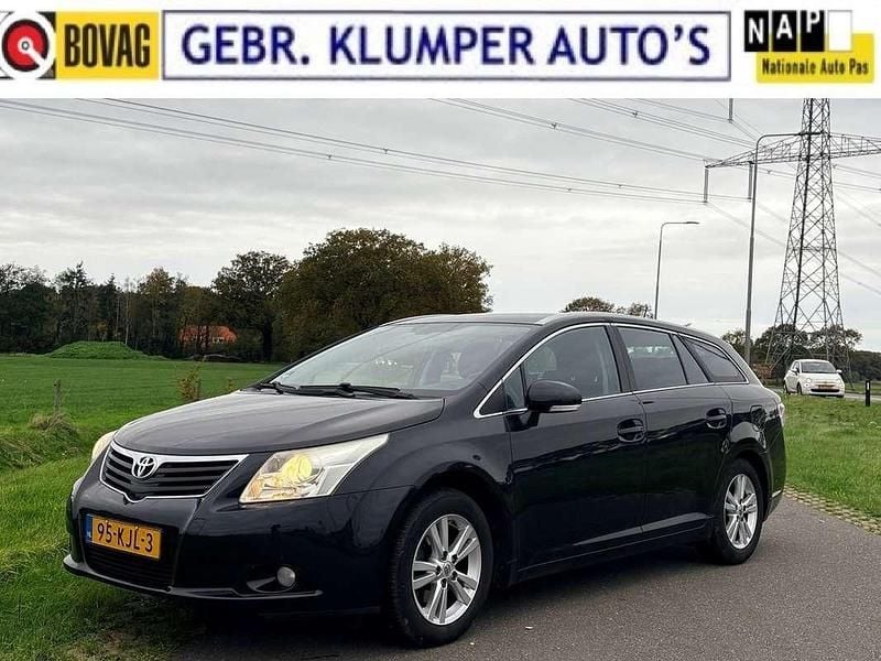 Zwart Gebruikt 2010 Toyota Avensis Stationwagen | € 4.750 (Super prijs) - Afbeelding 1/4