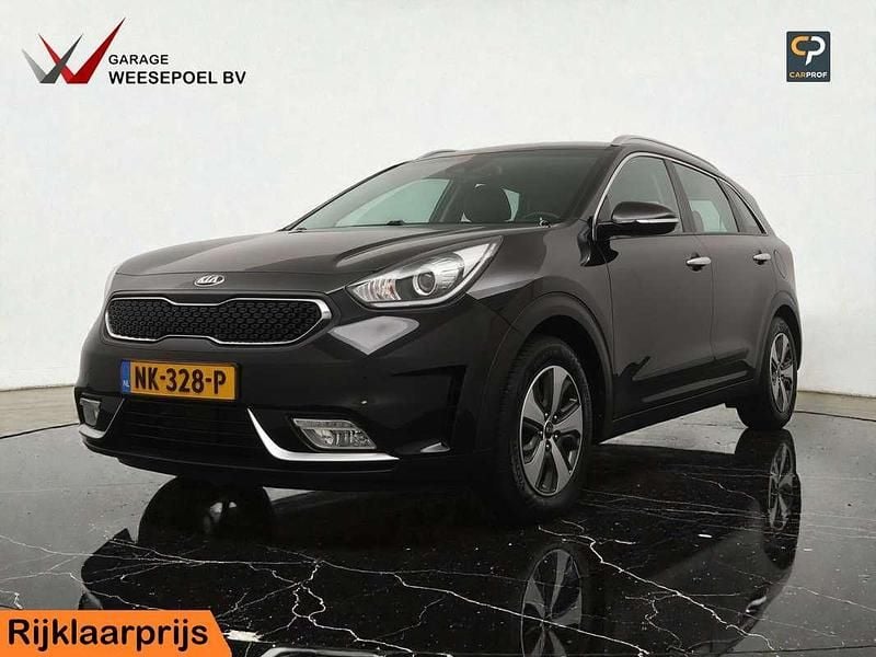 Zwart Occasion 2017 Kia Niro First Edition SUV | € 14.950 (Eerlijke prijs) - Afbeelding 1/3