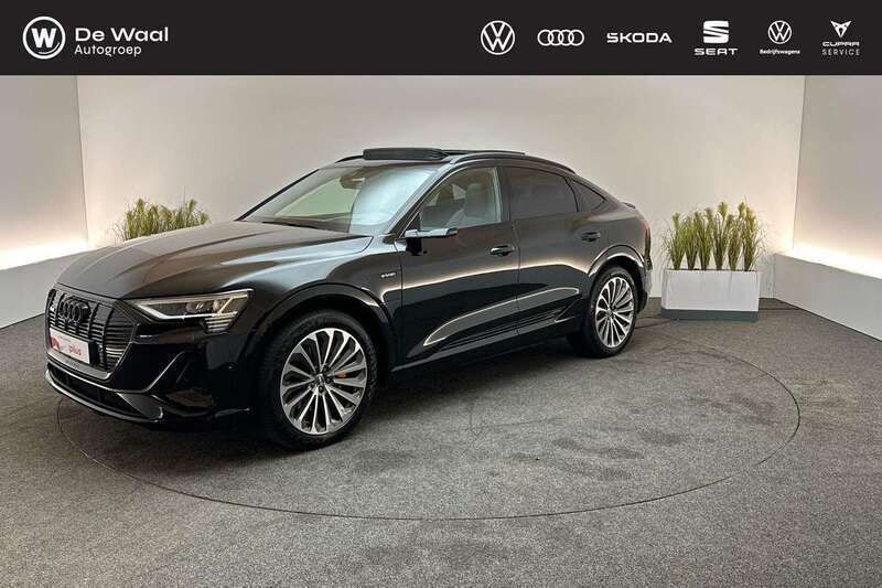 Zwart Gebruikt 2020 Audi e-tron Sportback Design SUV | € 34.900 (Super prijs) - Afbeelding 1/3