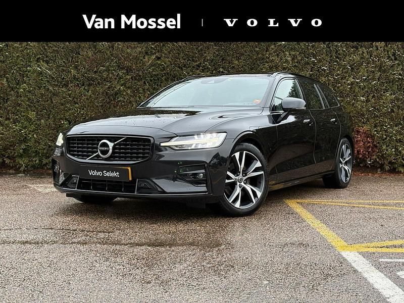 Zwart Occasion 2021 Volvo V60 R-Design Stationwagen | € 29.840 (Eerlijke prijs) - Afbeelding 1/4
